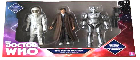 Tenth Doctor Set with Vashta Nerada, Tenth Doctor and Cyberman figures