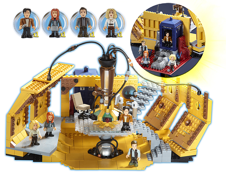 Character Building Tardis Console Room Set