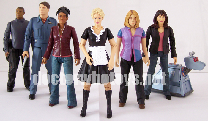 Doctor Who Action Figures - Mickey Smith, Captain Jack Harkness, Martha Jones, Astrid Peth, Rose Tyler, Sarah Jane Smith and K-9