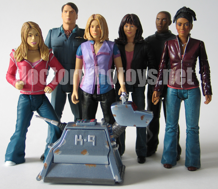 Doctor Who Action Figures - Rose Tyler, Captain Jack Harkness, Rose Tyler (New Earth), Sarah Jane Smith, Mickey Smith, Martha Jones and K-9