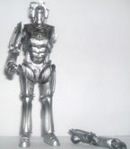 Customised Damaged Cyberman with Arm Accessory