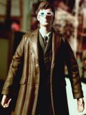 Custom Figure The Doctor in long coat with 3-D glasses