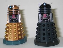 Dalek with Mutant Reveal and Custom Dalek Sec with Mutant Reveal