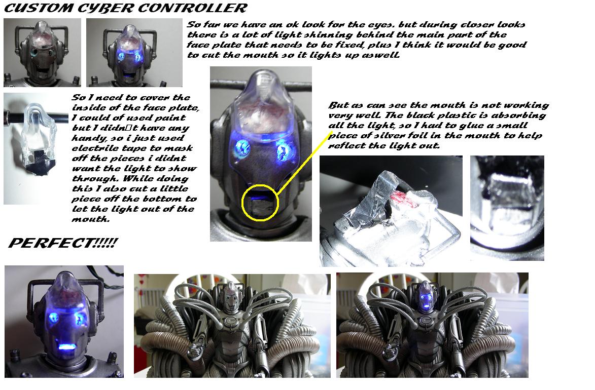 Customized Cyber Controller Doctor Who Action Figure