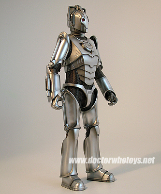 Cyberman 12 Inch Approval Deco - All images exclusively approved for use only on doctorwhotoys.net by Designworks, Character Options and BBC