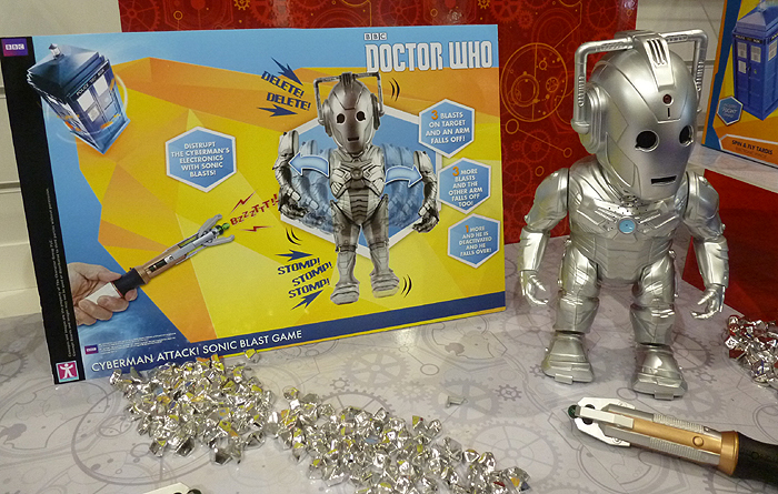Cyberman Attack Sonic Blast Game