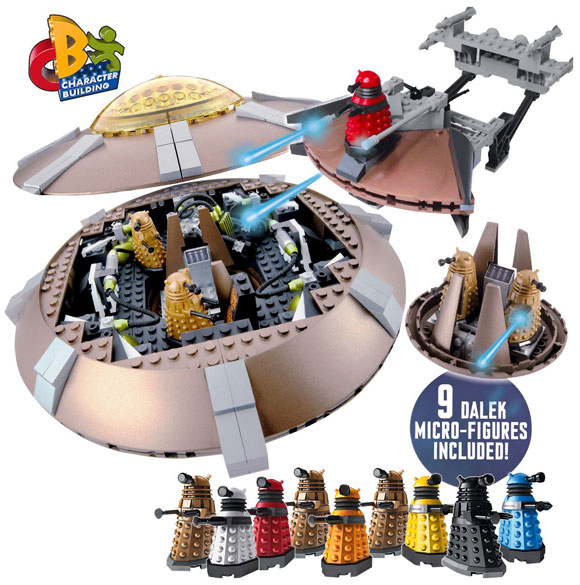 Character Building Dalek Vehicle Mega Playset