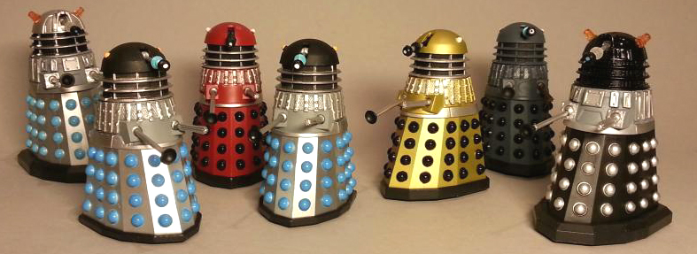 Dalek Collector Set 1, 2 and 3