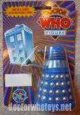 Dapol Ultra Rare (1 of 80 pieces worldwide) Blue Dalek on Rainbow Card