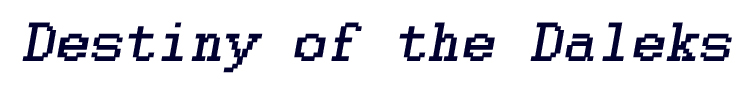 Destiny of the Daleks