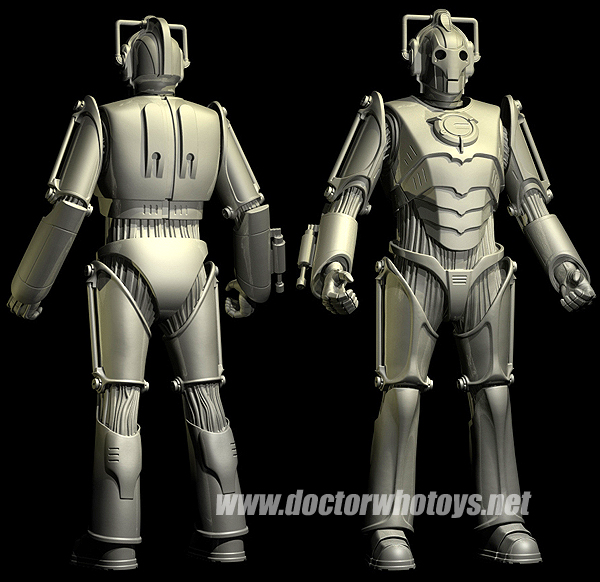 Digital Cyberman - All images exclusively approved for use only on doctorwhotoys.net by Designworks, Character Options and BBC
