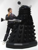 The Doctor and Black RC Dalek 12 inch figures