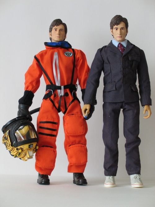 The Doctor in Spacesuit and The Doctor 12 Inch Action Figures