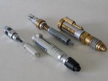 The Doctor's Sonic Screwdriver and The Master's Laser Screwdriver