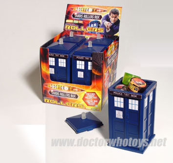 Doctor Who Power Rollers Packs and Tardis Rollers Box