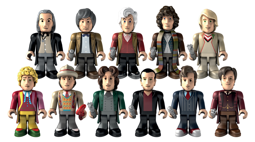 Character Building 50th Anniversary Eleven Doctors Micro-Figures