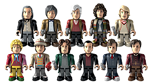 50thAnniversary Eleven Doctors Micro-Figure Set