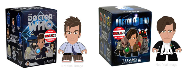 Fan Expo Titans Exclusives Tenth Doctor (Journey's End/Partners In Crime) and Eleventh Doctor in Tuxedo