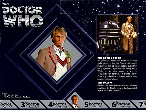 Fifth Doctor with Dalek