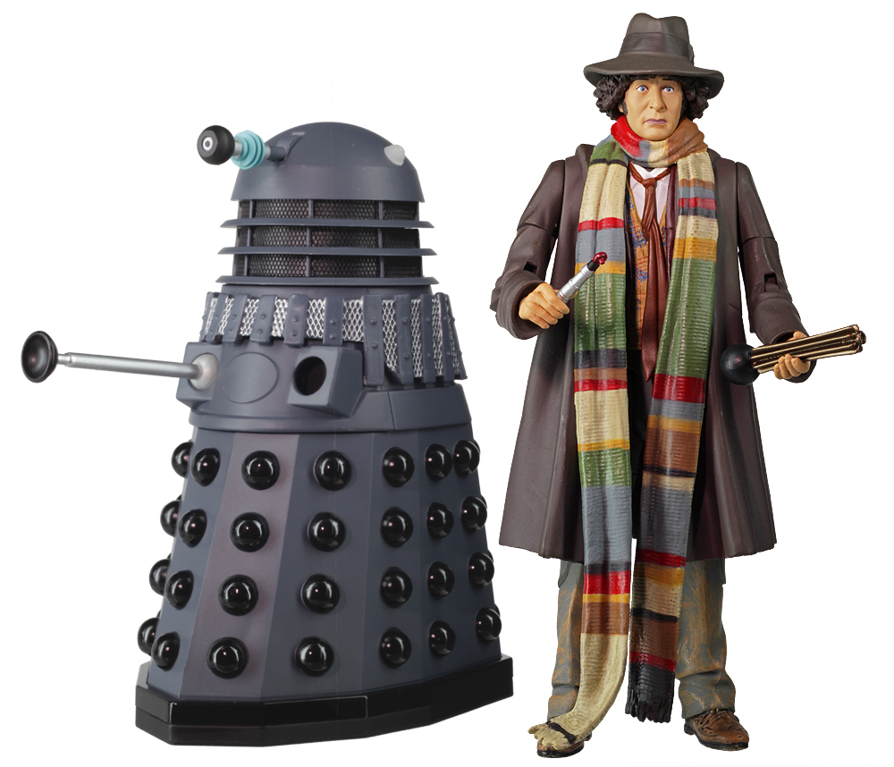 Fourth Doctor with Dalek