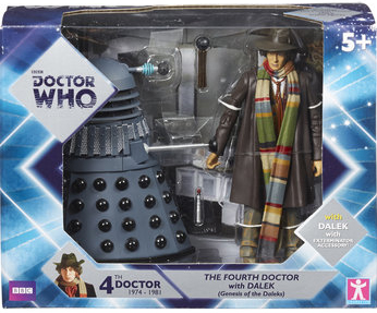 Fourth Doctor with Dalek