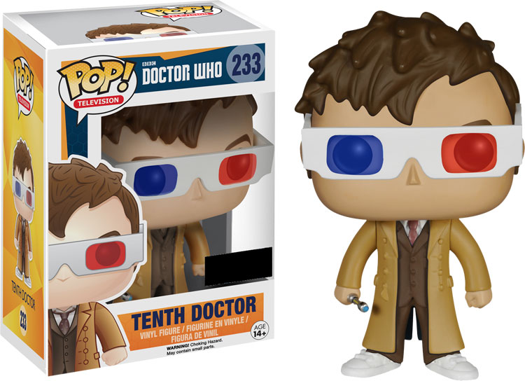 Tenth Doctor 3D Glasses Funko Pop Vinyls