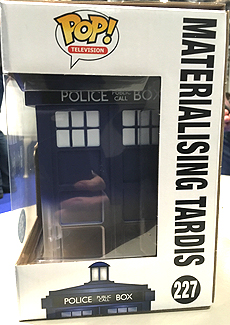 Materialising Tardis Funko Pop Vinyls