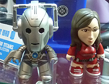 Titans Mini Vinyl 11th Doctor Geronimo Collection Cyberman & Clara Oswin Oswald