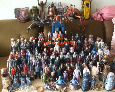 Graham's Collection of Doctor Who Action Figures