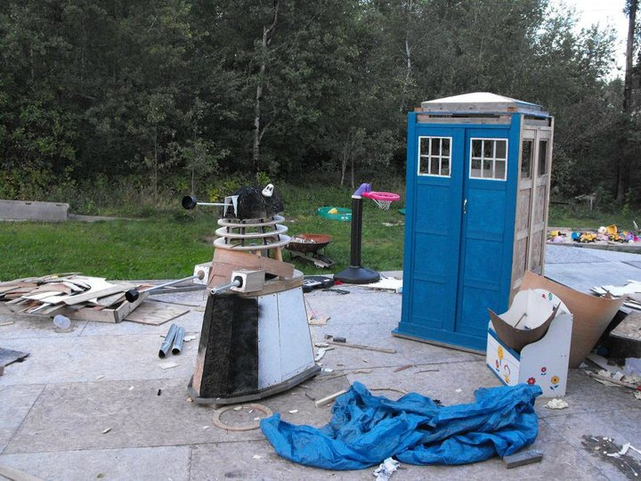 Scratchbuilt Tardis