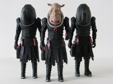 Judoon Captain (ivory) and Judoon Troopers