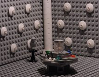 Doctor Who Lego 60s Console with Eagle Lectern and Hatstand