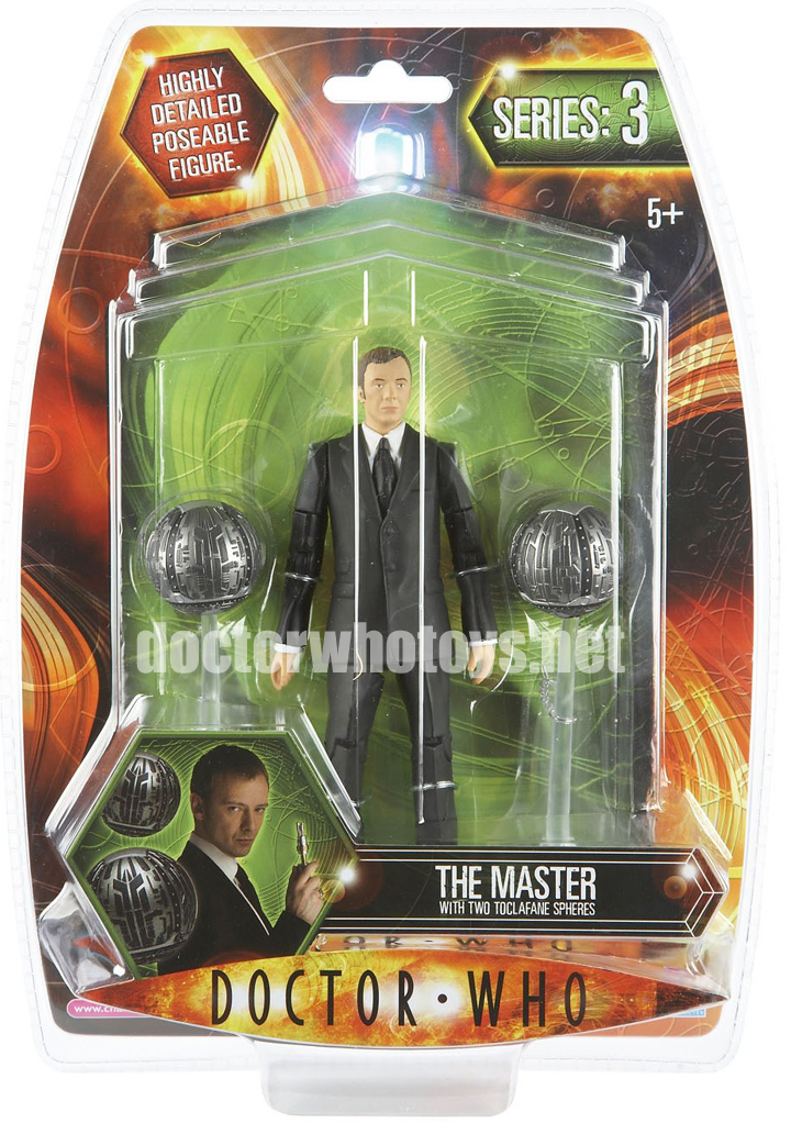 The Master with Two Toclafane Spheres Action Figure