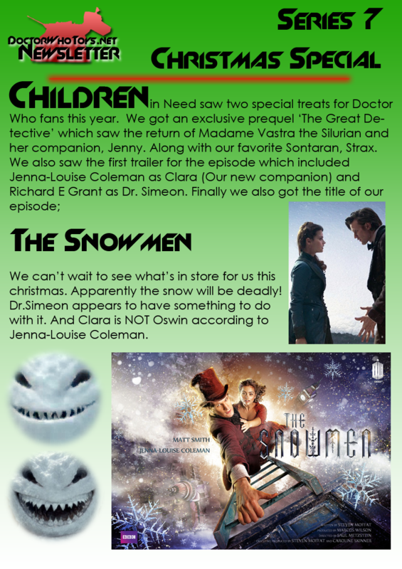 Doctor Who Newsletter
