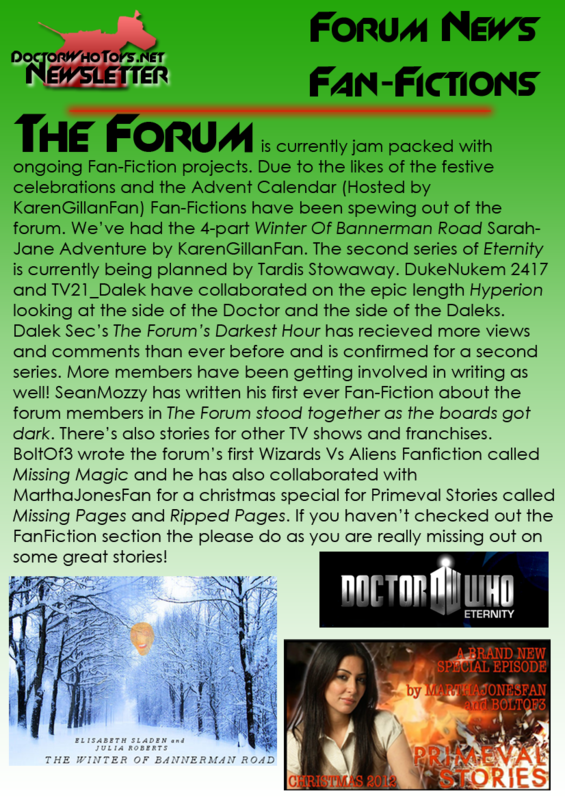Doctor Who Newsletter