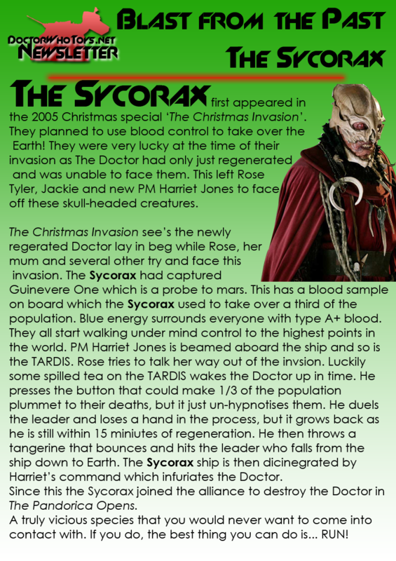 Doctor Who Newsletter