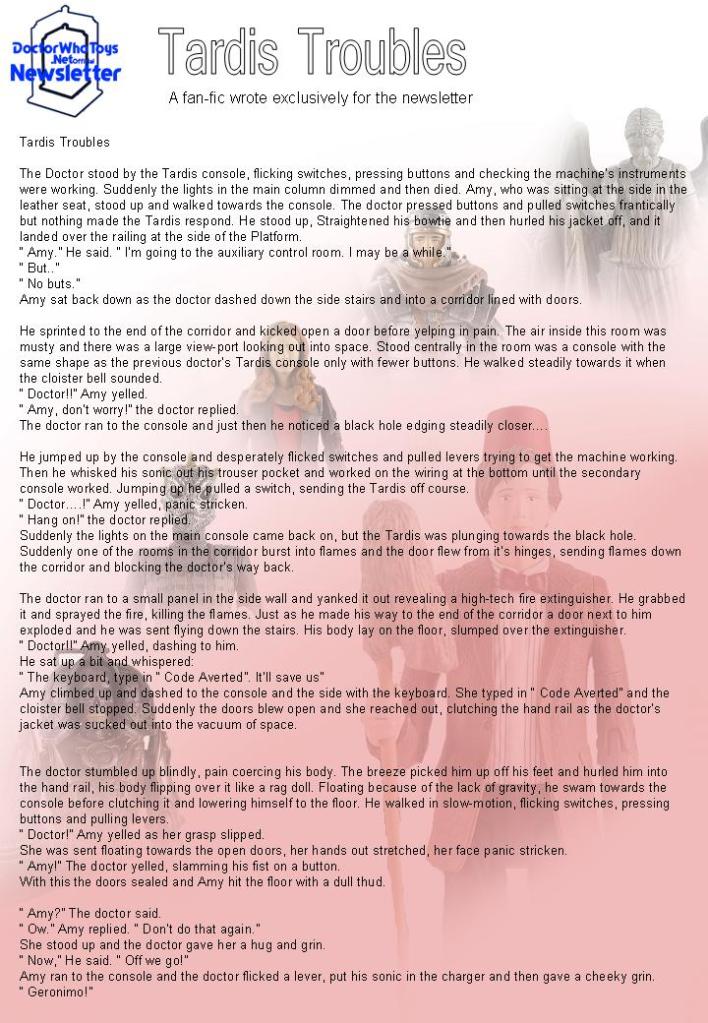 Doctor Who Toys Newsletter Issue 2