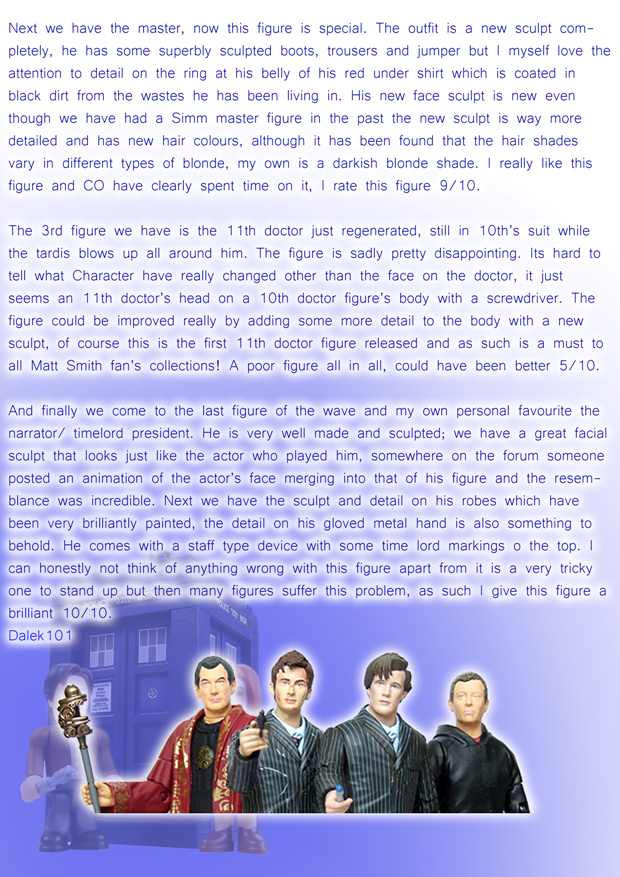 Doctor Who Toys Newsletter Issue 3