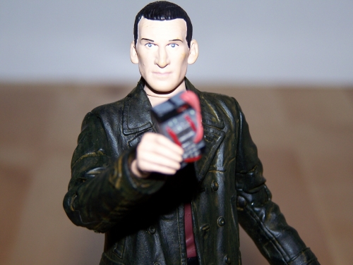 The Ninth Doctor with Anti Plastic Bomb