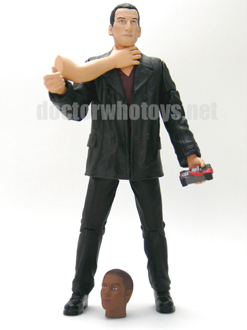 The Ninth Doctor with Auton Arm, Auton 'Mickey' Head and Anti Plastic Bomb