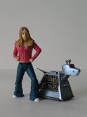 Rose Tyler and K9 (rusty) With Removeable Panel