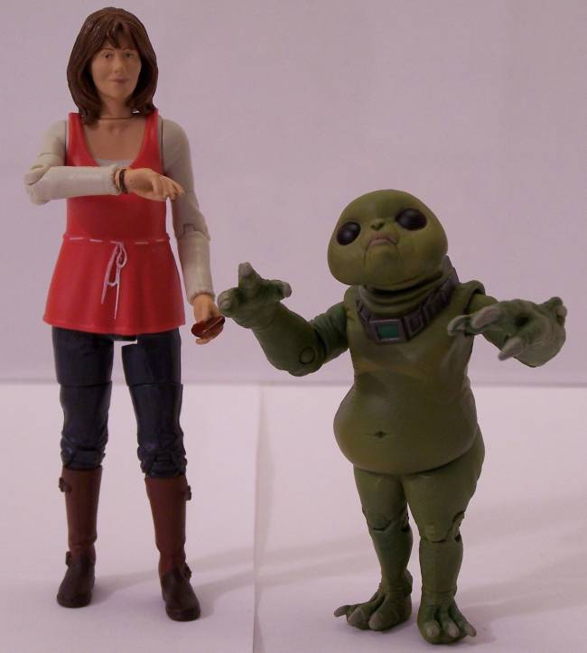 Sarah Jane Smith & Slitheen Child