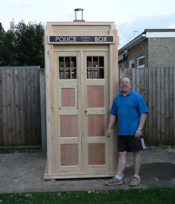 Scratchbuilt Tardis