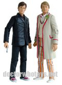 SDCC 2008 Exclusive Time Crash Twin Pack 10th Doctor in red shirt & 5th Doctor with Celery.  This set also found limited to 100 pieces without SDCC Numbering released in the UK only