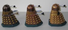 SDCC Chocolate Assault Dalek, Dalek Thay and Dalek with Mutant Reveal