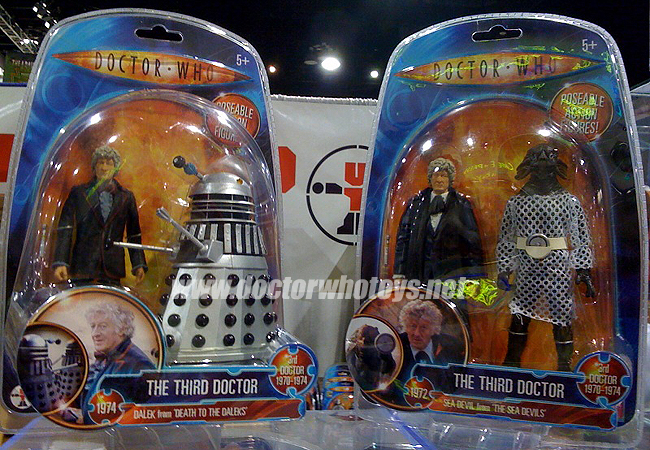 The Third Doctor Jon Pertwee & Silver Dalek and The Third Doctor Jon Pertwee & Sea Devil - Thanks Adam