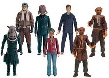 Series 3 Action Figures: Brannigan, Dalek Sec Hybrid, The Doctor, Scarecrow (Grey Tie), Judoon Captain, Martha Jones and Scarecrow (Brown Tie)