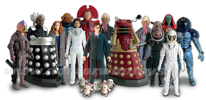 Series 4 Action Dr Who Figures