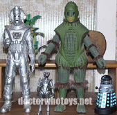 Sevans Cyberman & Ice Warrior with Character figures  - Thanks The Garm