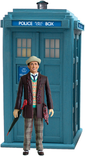 Seventh Doctor and Tardis